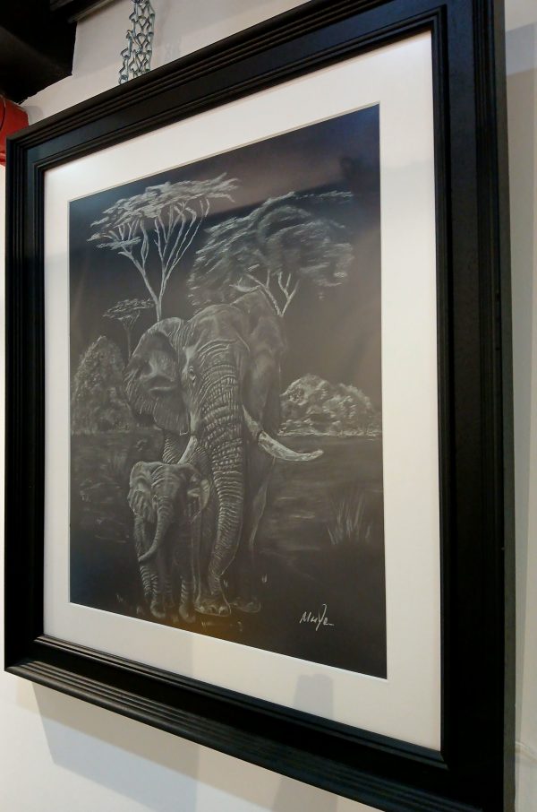 Majestic - Elephant & Calf Scene - Image 2