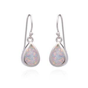 Opalique Teardrop Earings