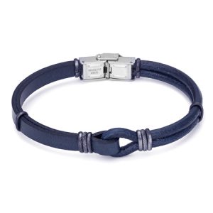 H2on Men’s Italian Vintage Loop Bracelet (Blue)