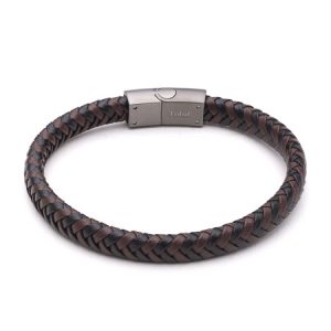 Tribal Men’s Recycled Leather Bracelet