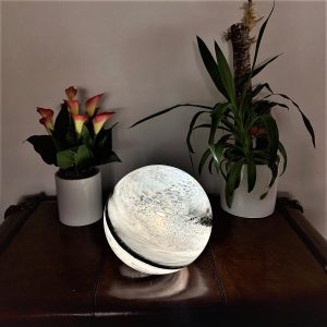 Black/Grey planet lamp