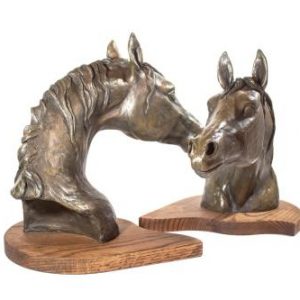 Bronze resin, Bronze & Rebecca Buck ceramic sculptures