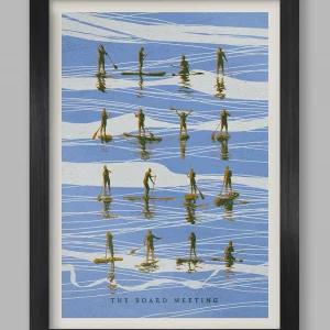 The Board Meeting - Paddleboarding Poster Print