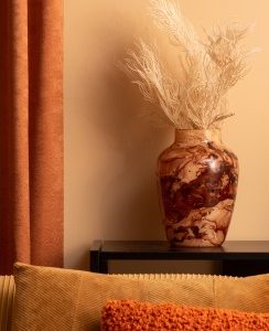 Chocolate Blend Glass Vase