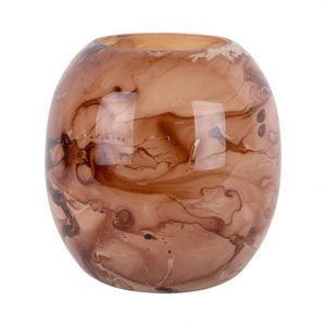 Chocolate Blend Glass Vase