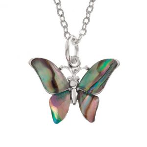 Butterfly necklace - Natural