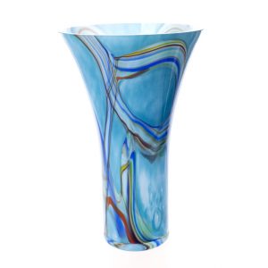 Oceanic Vase - Amelia Art Glass