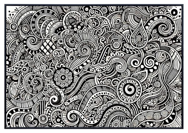 Velvet Print Framed Artwork - Image 9