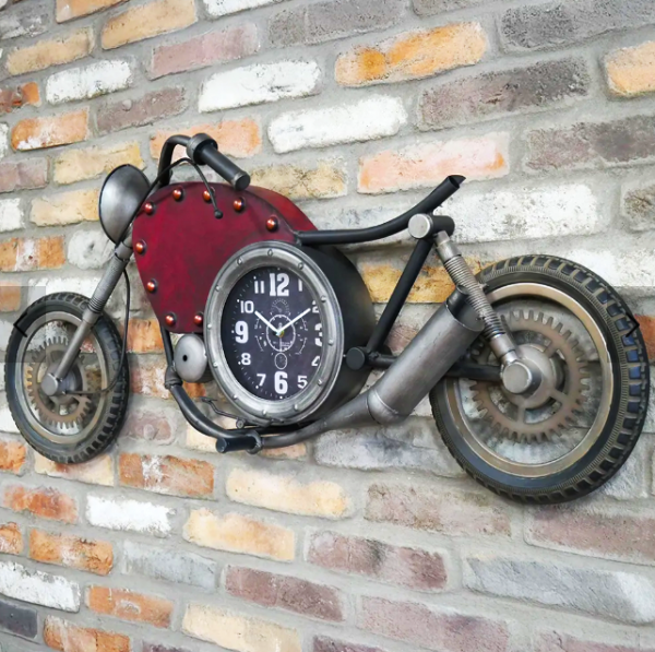 Motorbike Wall Clock